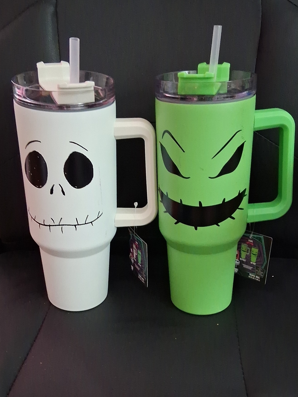 The Nightmare Before Christmas Travel Tumbler with Straw - Choice Of One